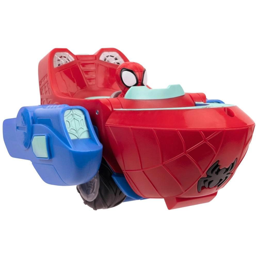 Marvel Spidey And His Amazing Friends 2-In-1 Spidey Transforming Web-Wave Cruiser