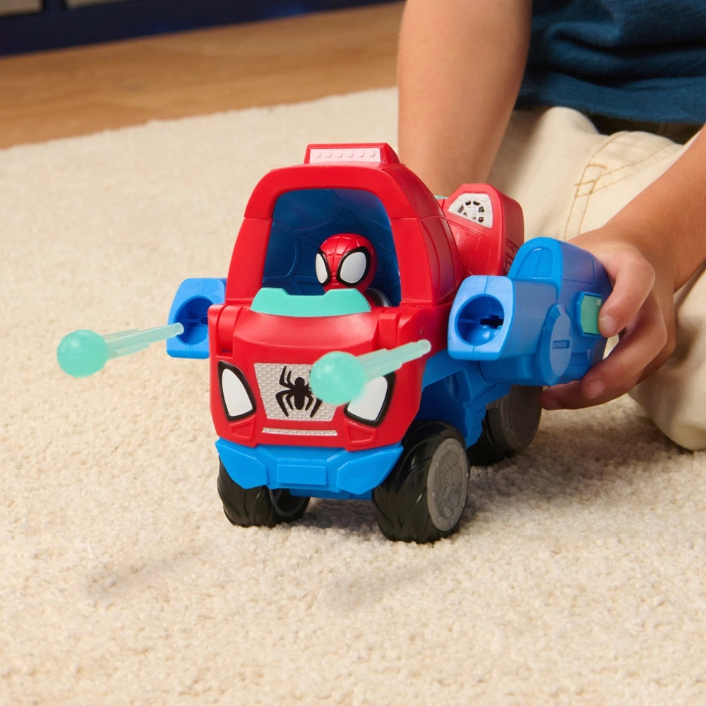 Marvel Spidey And His Amazing Friends 2-In-1 Spidey Transforming Web-Wave Cruiser