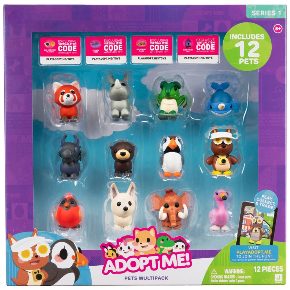 Adopt Me! Pets Multipack 12 Figure Set Series 1