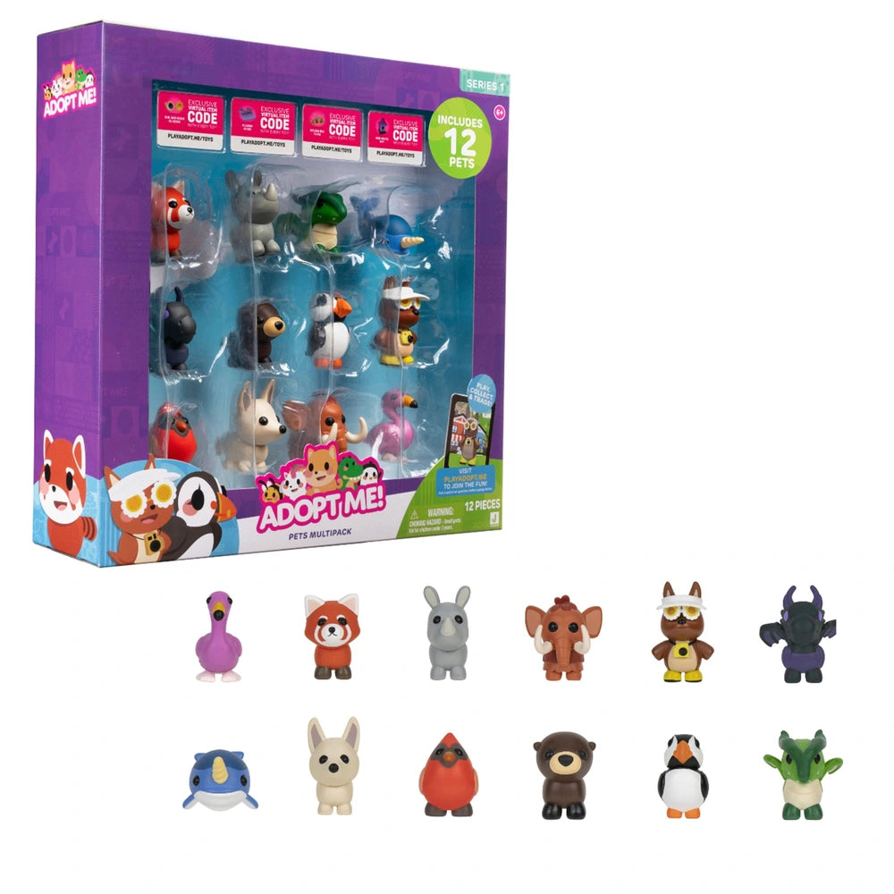 Adopt Me! Pets Multipack 12 Figure Set Series 1