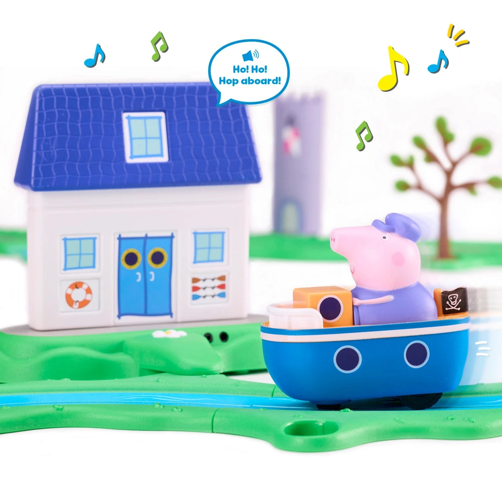 Peppa Pig Whizz-Around – Bobbing Along Boat Set