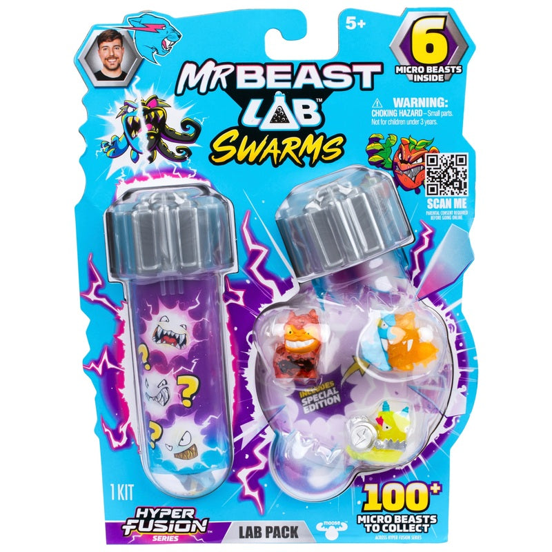 Mrbeast Lab Swarms Hyper Fusion Series Lab 6 Pack Assortment