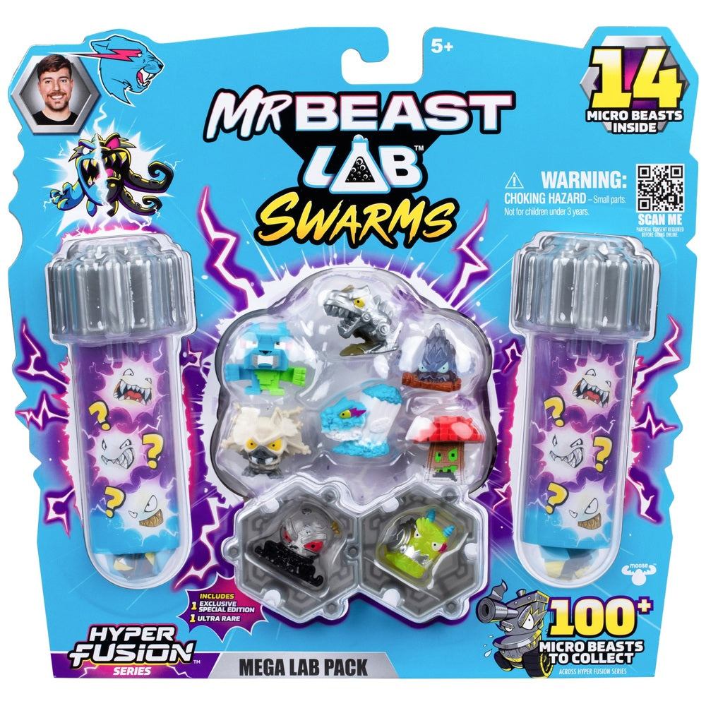 Mrbeast Lab Swarms Hyper Fusion Series Mega Lab 14 Pack Assortment
