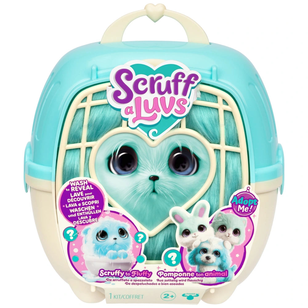 Scruffaluvs Plush Pet Scruffs Blue Single Pack Assortment