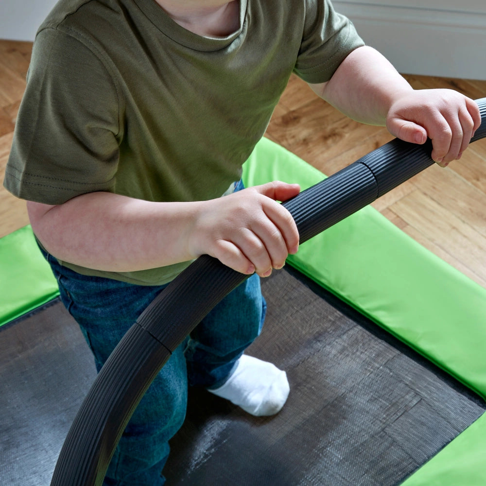My First Trampoline With Handle Green