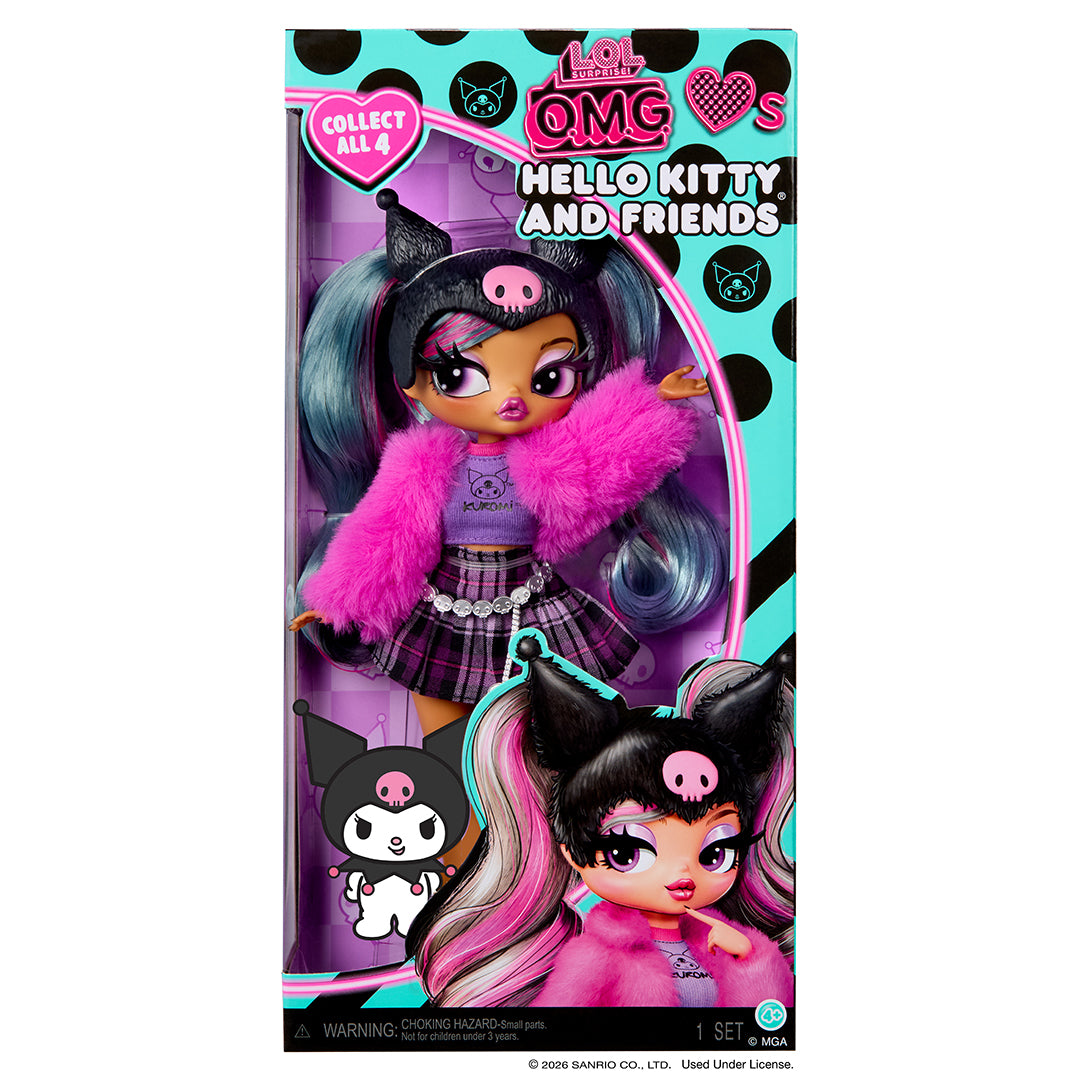 L.o.l. Surprise O.m.g. Loves Hello Kitty & Friends - Kuromi 