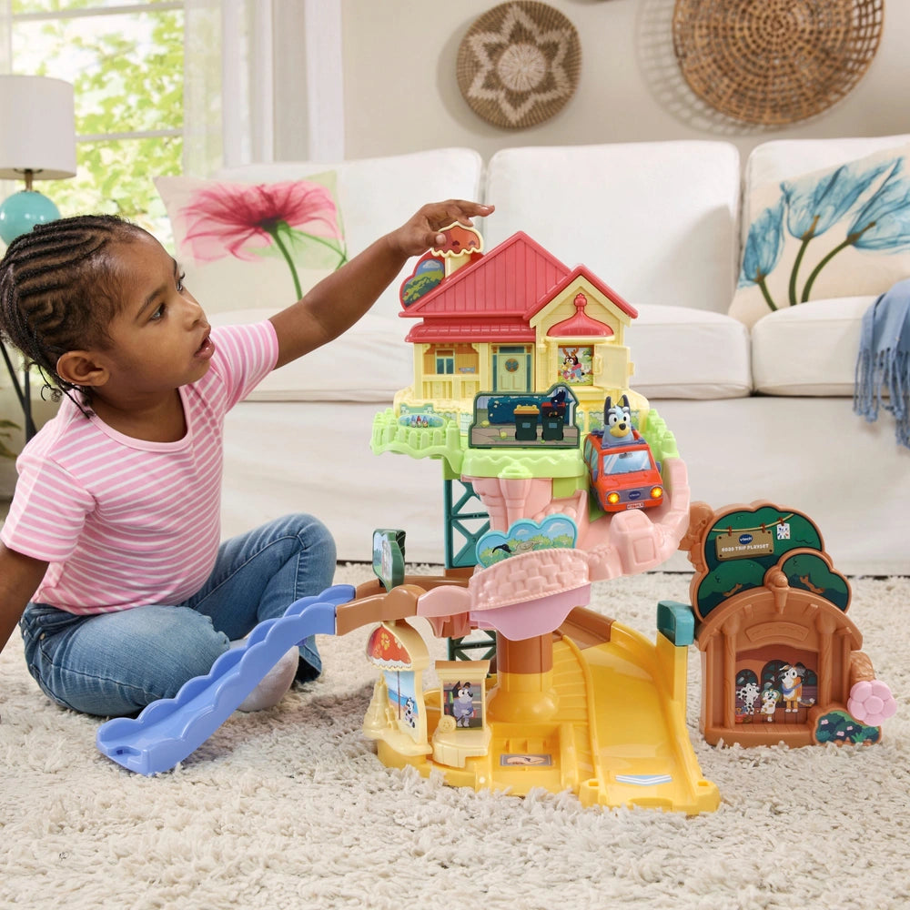 Vtech Toot-Toot Drivers Bluey Road Trip Playset