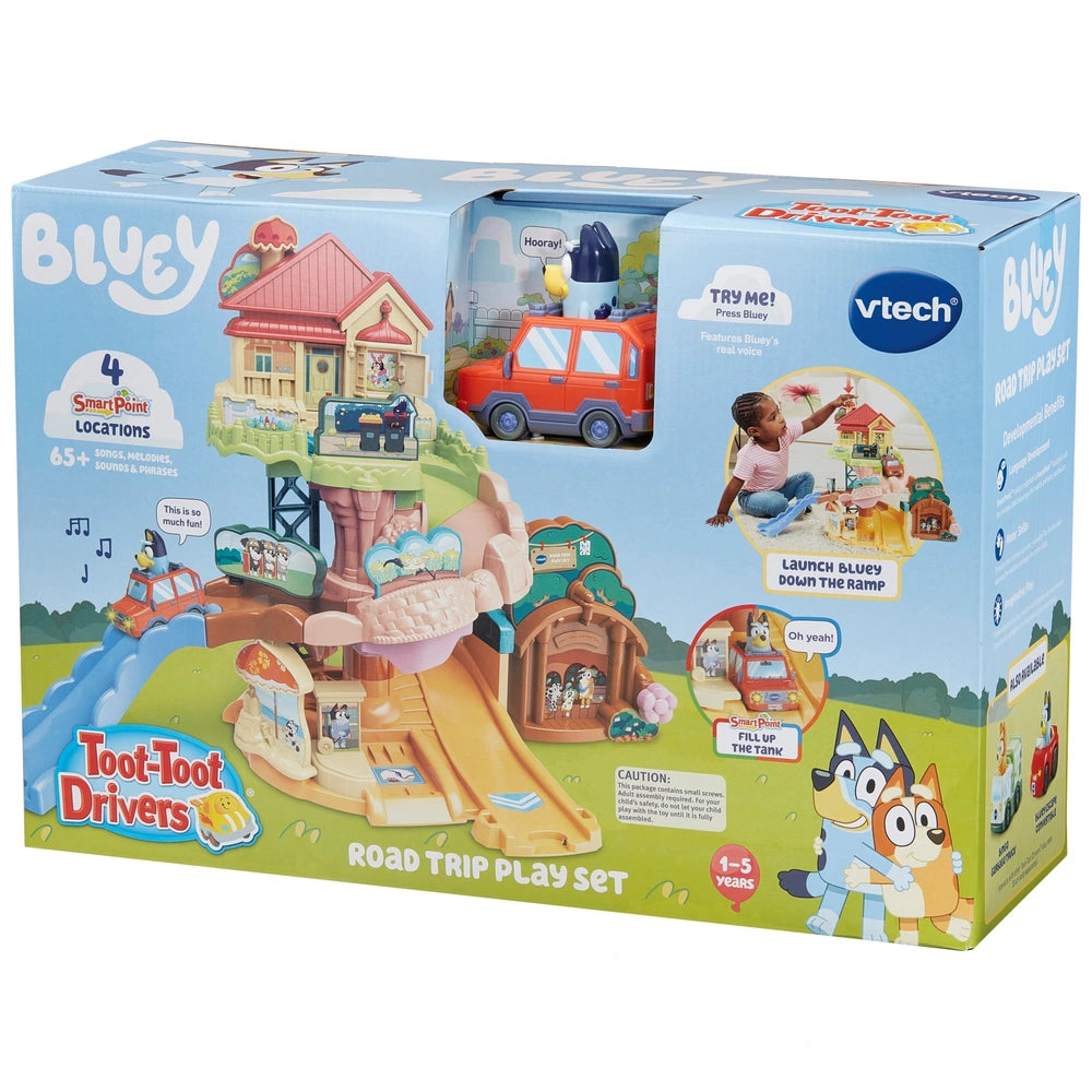 Vtech Toot-Toot Drivers Bluey Road Trip Playset
