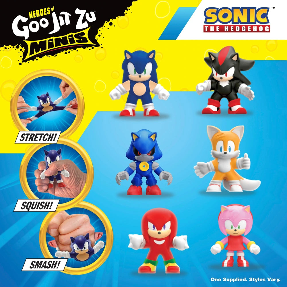 Heroes Of Goo Jit Zu Sonic The Hedgehog Mini Figure Assortment