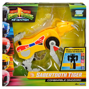 Mighty Morphin Power Rangers Re-Ignition Figure Combinable Dinozord Sabertooth Tiger