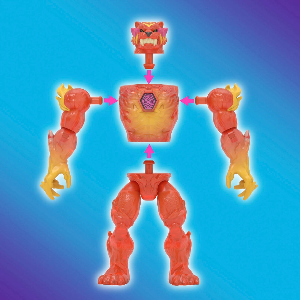 Mrbeast Lab Hybrids Hyper Fusion Mix & Match 5 Action Figures Mega Pack Assortment