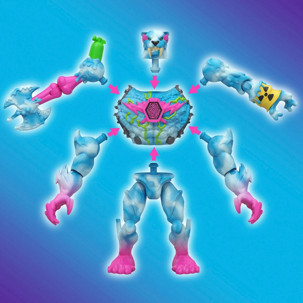 Mrbeast Lab Hybrids Hyper Fusion Mix & Match 5 Action Figures Mega Pack Assortment