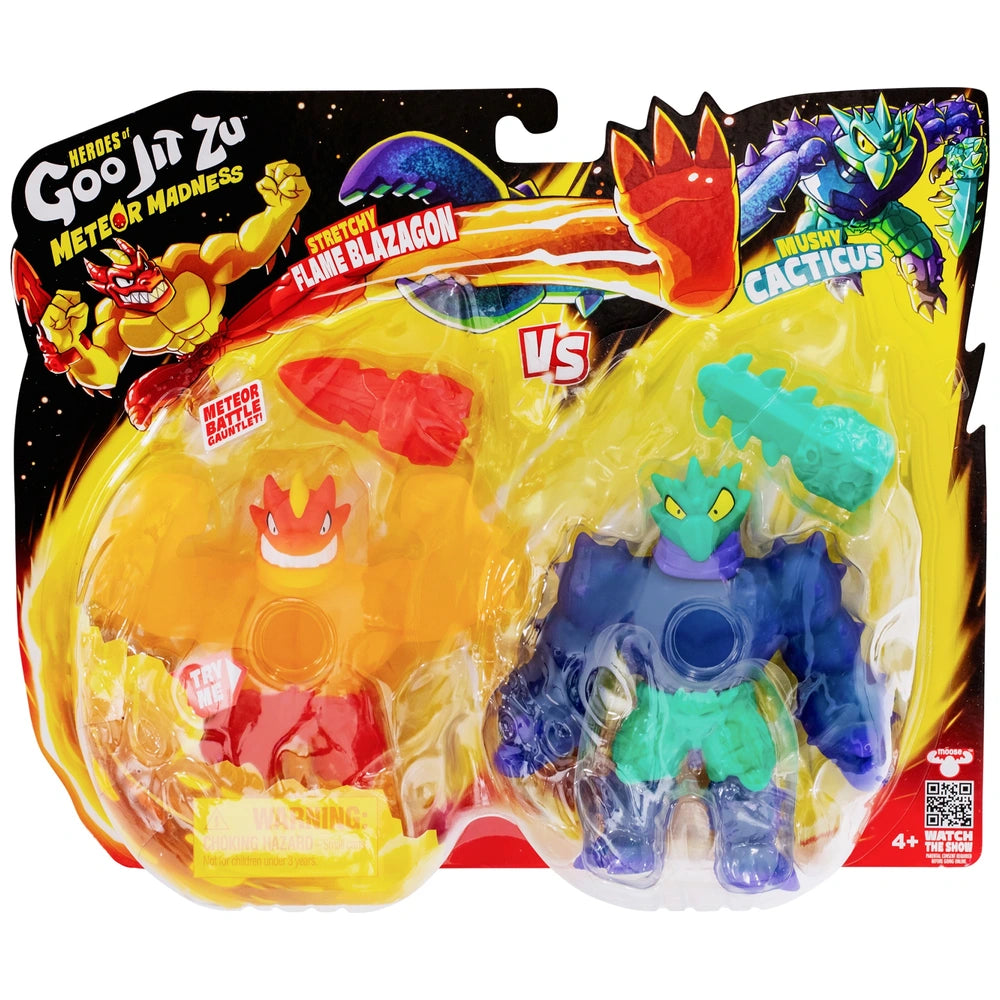 Heroes Of Goo Jit Zu Meteor Madness Versus Pack Blaz Vs Cacticus
