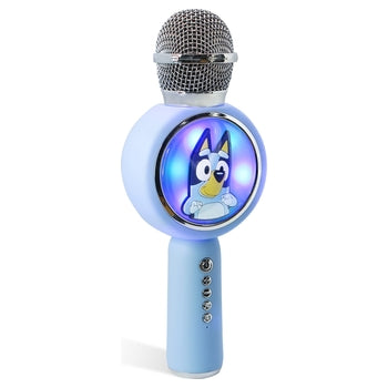 Bluey Wireless Karaoke Microphone And Speaker With Led Lights