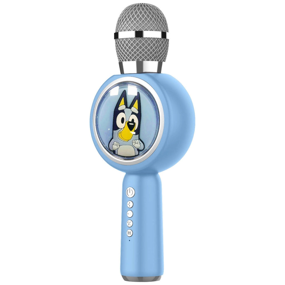 Bluey Wireless Karaoke Microphone And Speaker With Led Lights