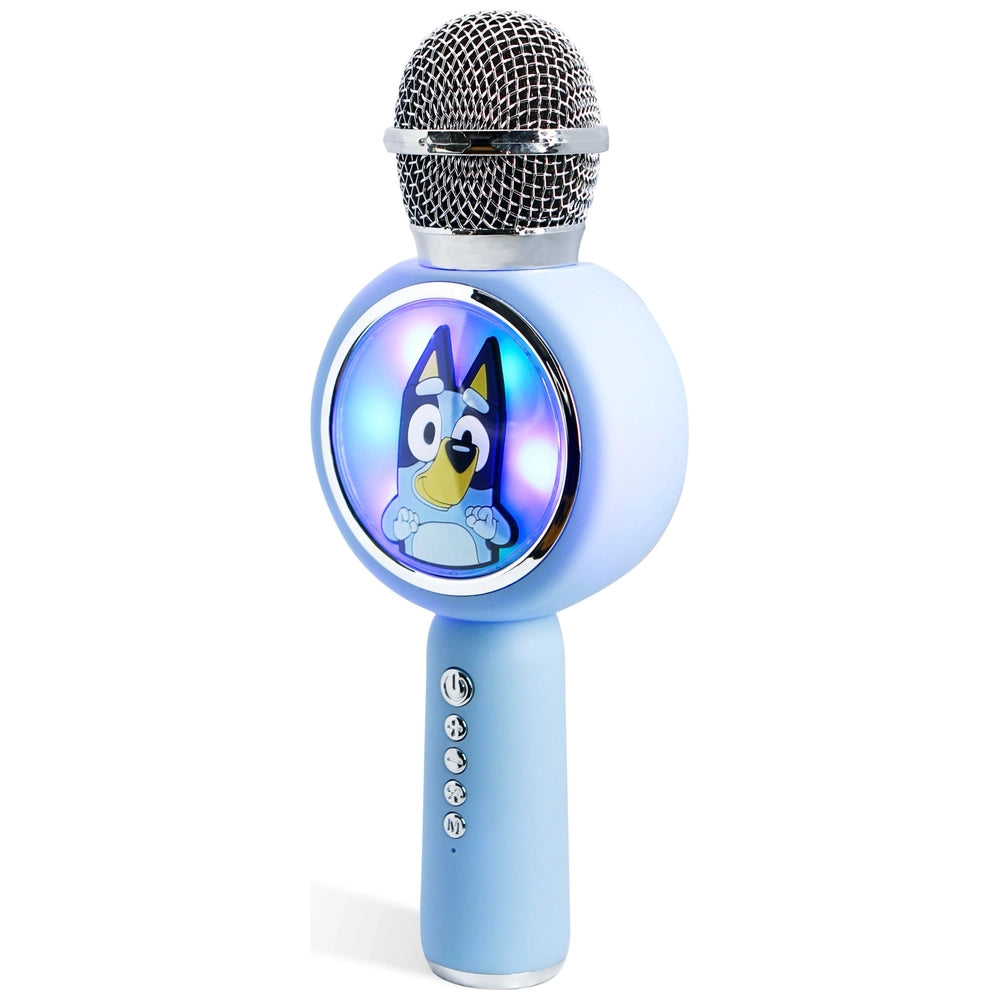 Bluey Wireless Karaoke Microphone And Speaker With Led Lights