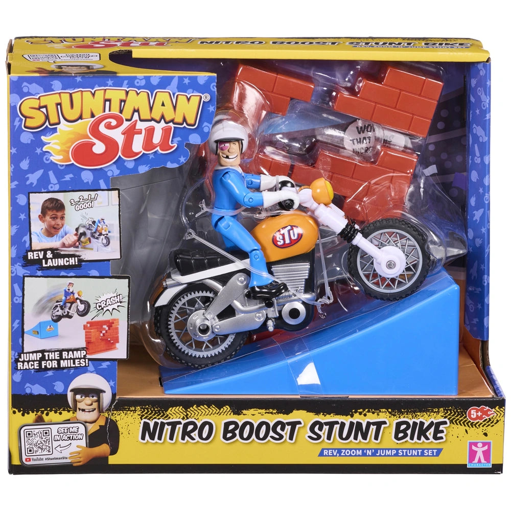 Stuntman Stu Nitro Boost Stunt Bike Set