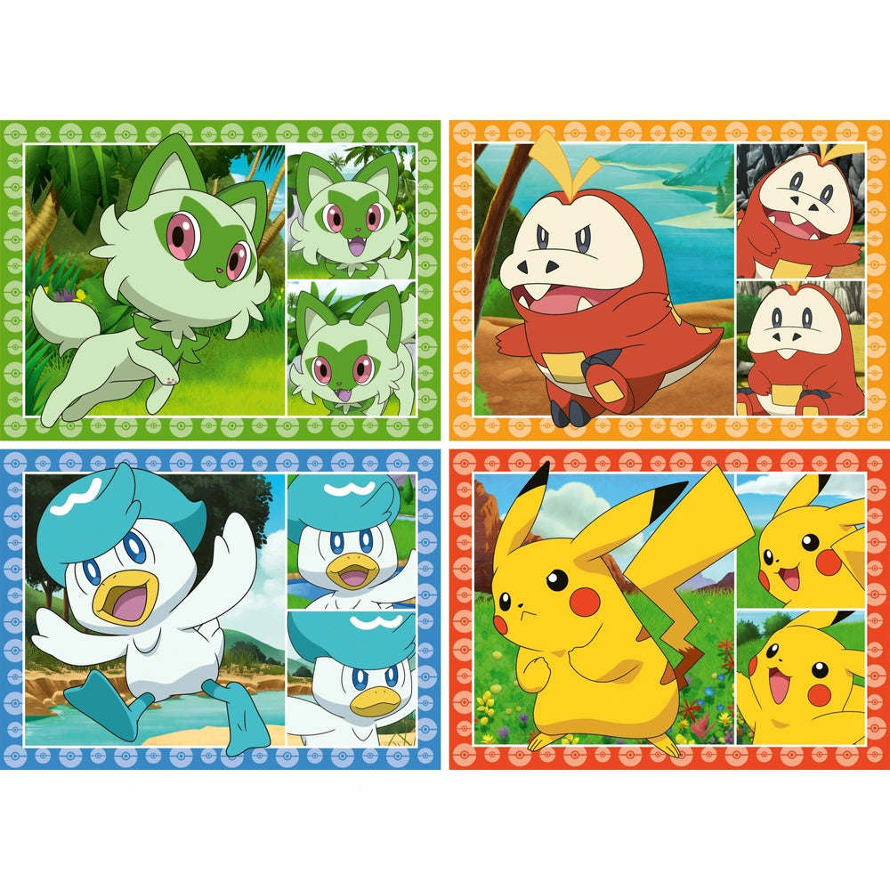 Ravensburger Speedy Pokémon Jigsaw Puzzles 4 X 35 Pieces