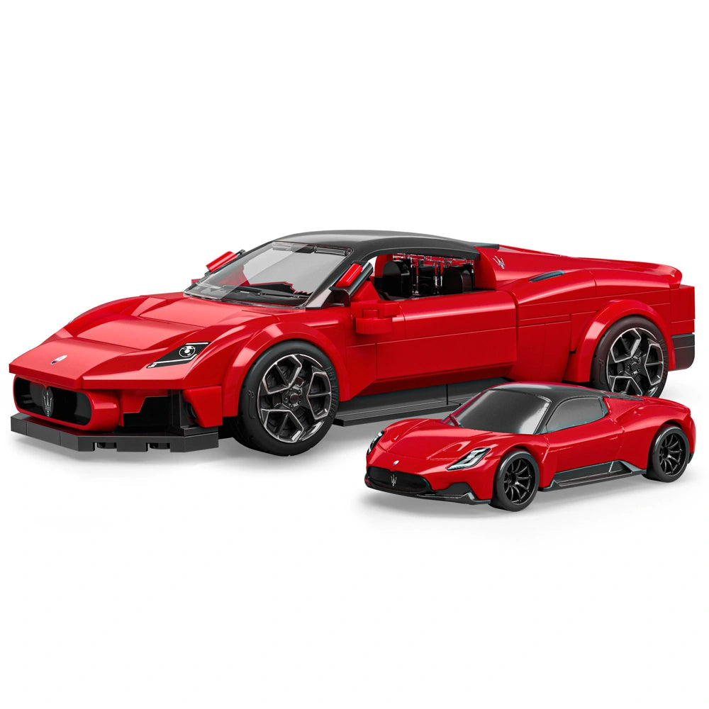 Mattel Brick Shop Hot Wheels Speed Series Maserati Mc20 Building Set