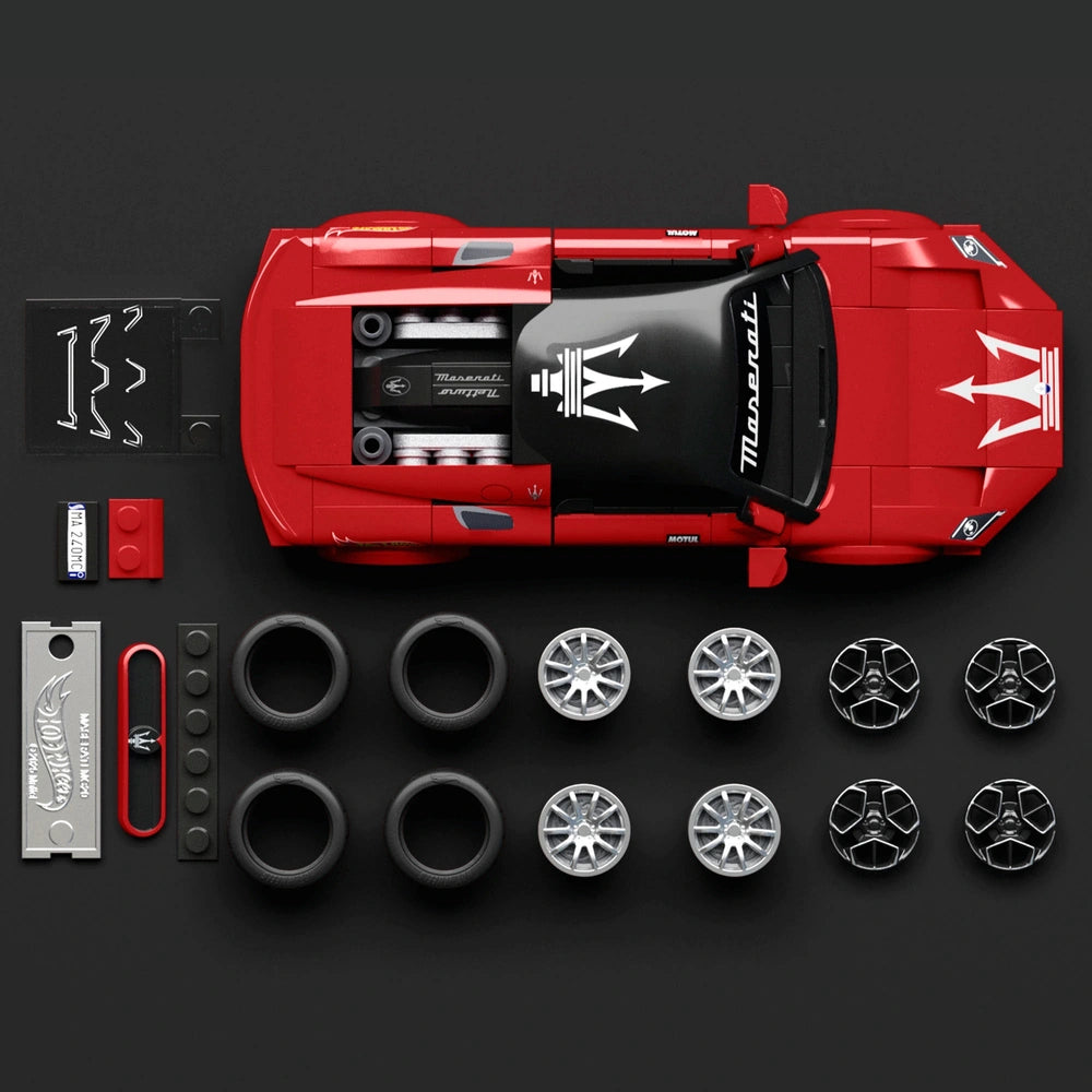 Mattel Brick Shop Hot Wheels Speed Series Maserati Mc20 Building Set
