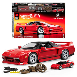 Mattel Brick Shop Hot Wheels Elite Series Honda 90 Acura Nsx Building Set