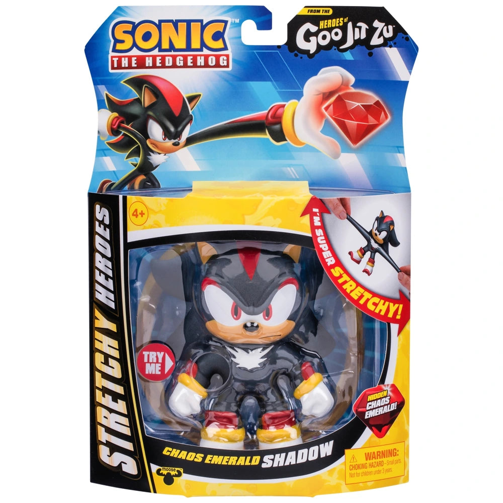 Heroes Of Goo Jit Zu Sonic The Hedgehog Hero Pack Chaos Emerald Shadow Action Figure