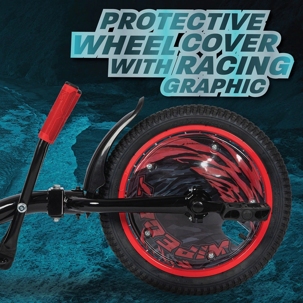 16 Inch Invert Wipeout Slider Red