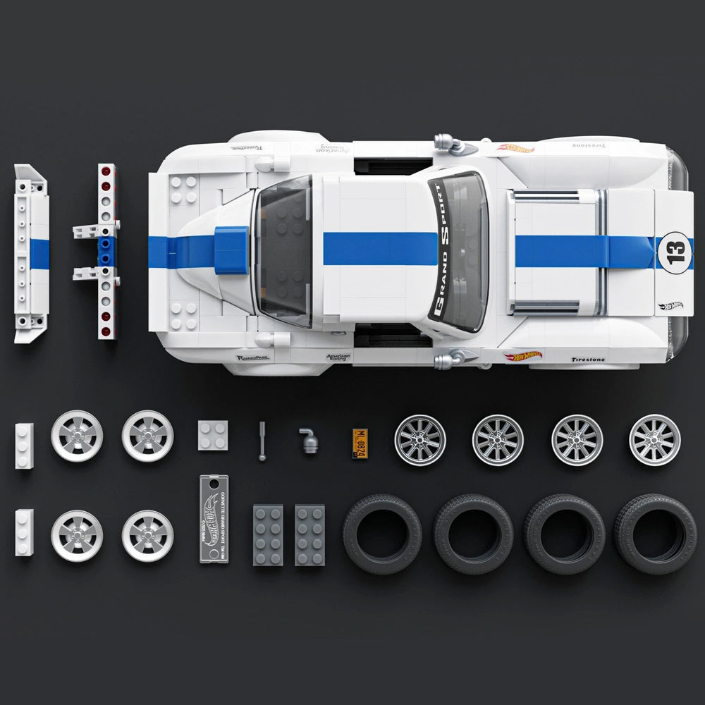 Mattel Brick Shop Hot Wheels Elite Series Corvette Grand Sport Building Set