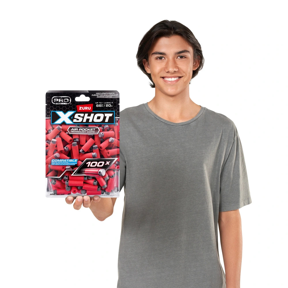 Xshot By Zuru Pro Series Half-Length Darts Refill Pack (100 Darts)