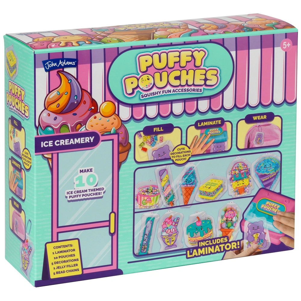 Puffy Pouches Squishy Craft Set Ice Creamery