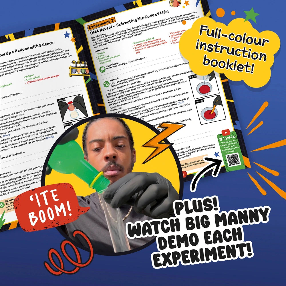 Big Manny Science Innit Chemistry Experiment Kit