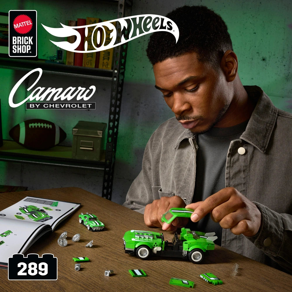 Mattel Brick Shop Hot Wheels Speed Series Chevrolet Custom 68 Camaro Building Set