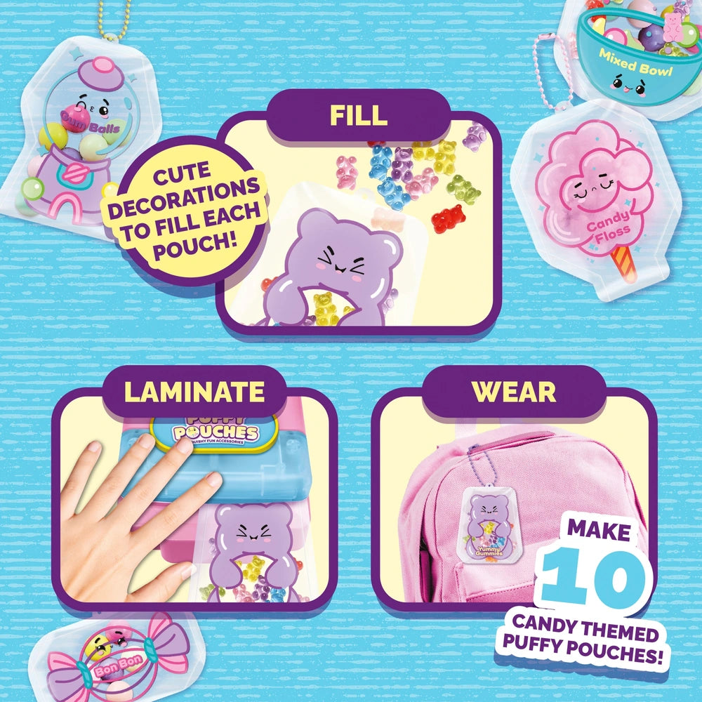 Puffy Pouches Squishy Craft Set Candy Store