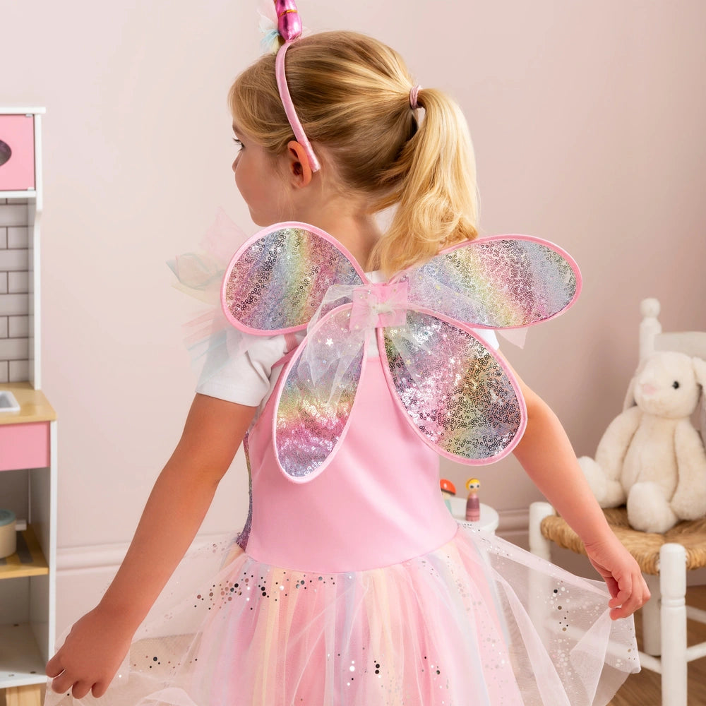 Unicorn Dress Costume Dress-Up Set Age 3 To 5 Years