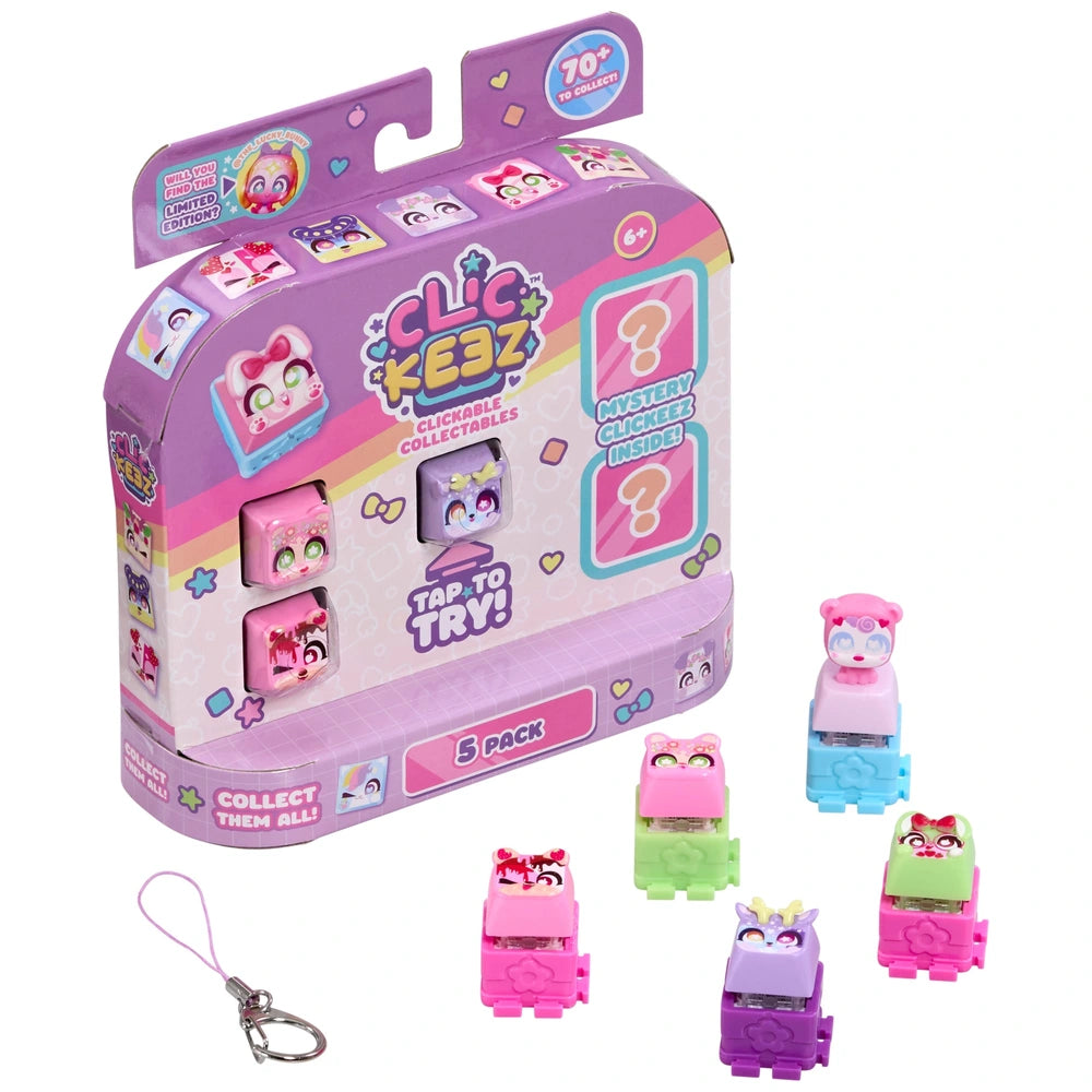 Clickeez Clickable Collectable 5 Pack Assortment