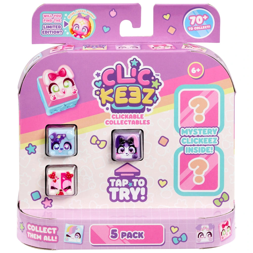 Clickeez Clickable Collectable 5 Pack Assortment