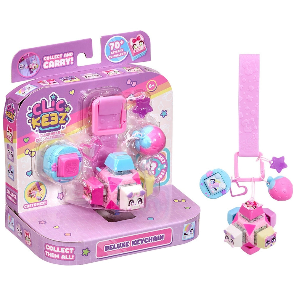 Clickeez Clickable Collectables Deluxe Keychain Assortment