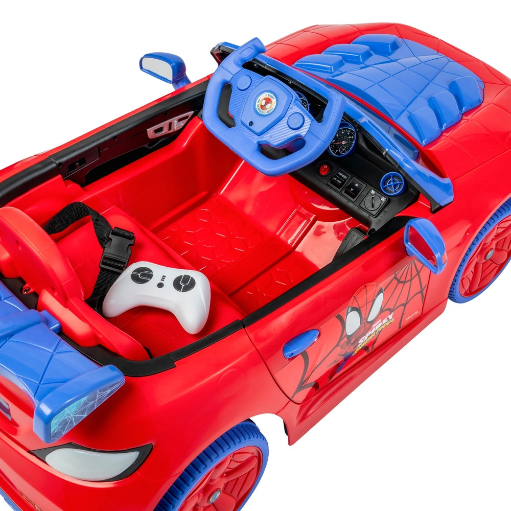 Spidey And His Amazing Friends 10.8V Lithium Electric Ride On Car With Remote Control