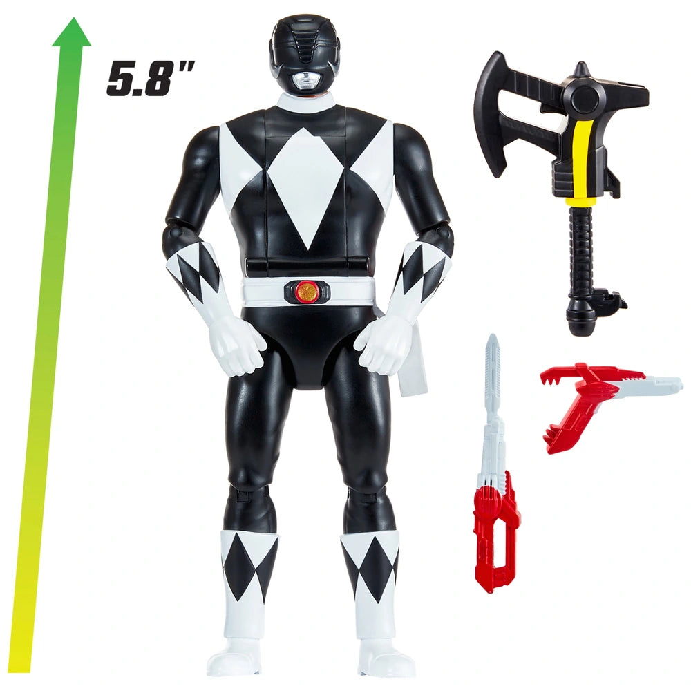 Mighty Morphin Power Rangers Re-Ignition Action Figure Black Ranger