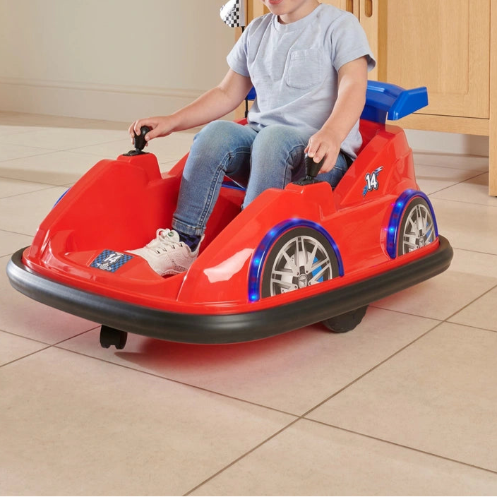 Flybar Funpark Racer 7.2V Lithium Electric Bumper Car Red