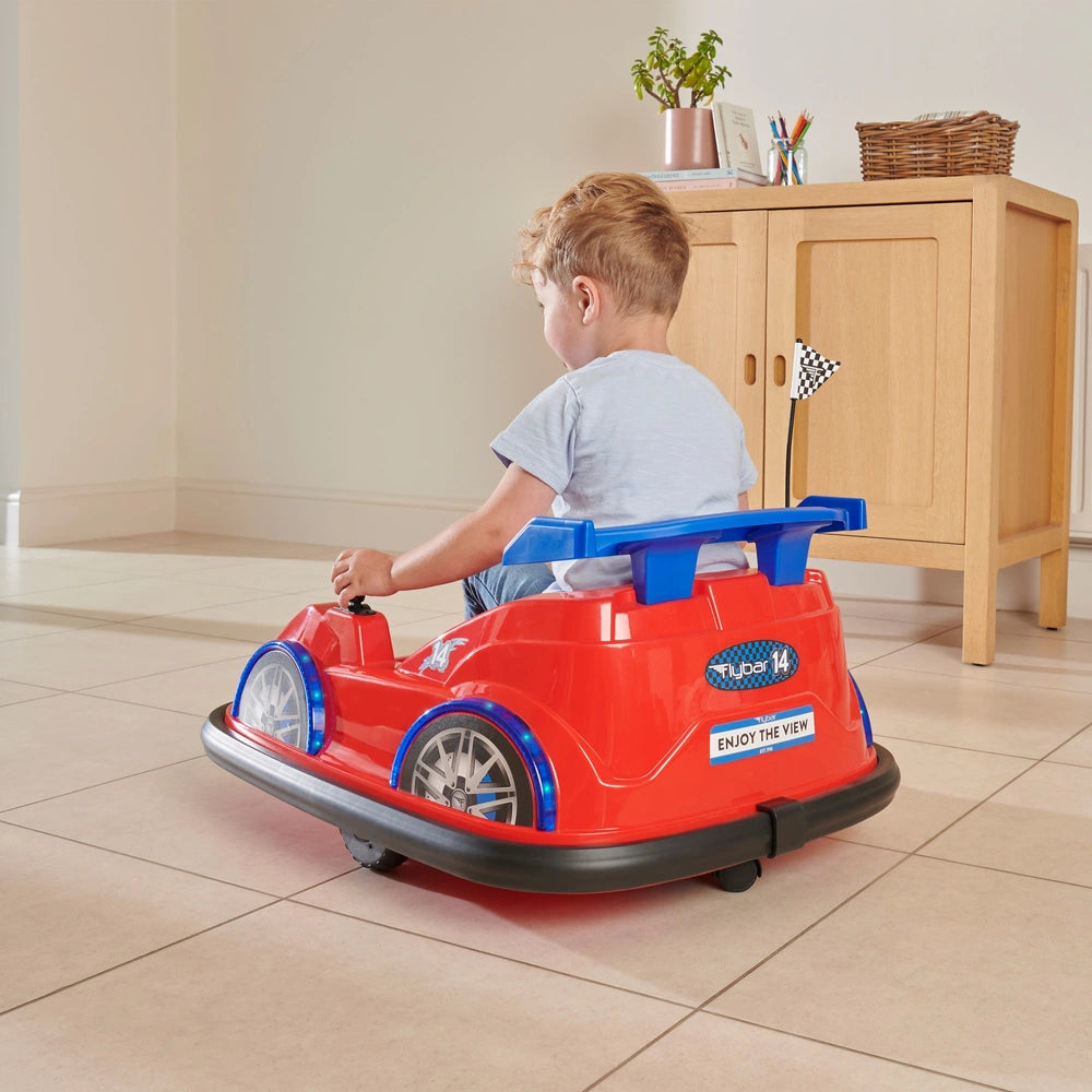 Flybar Funpark Racer 7.2V Lithium Electric Bumper Car Red