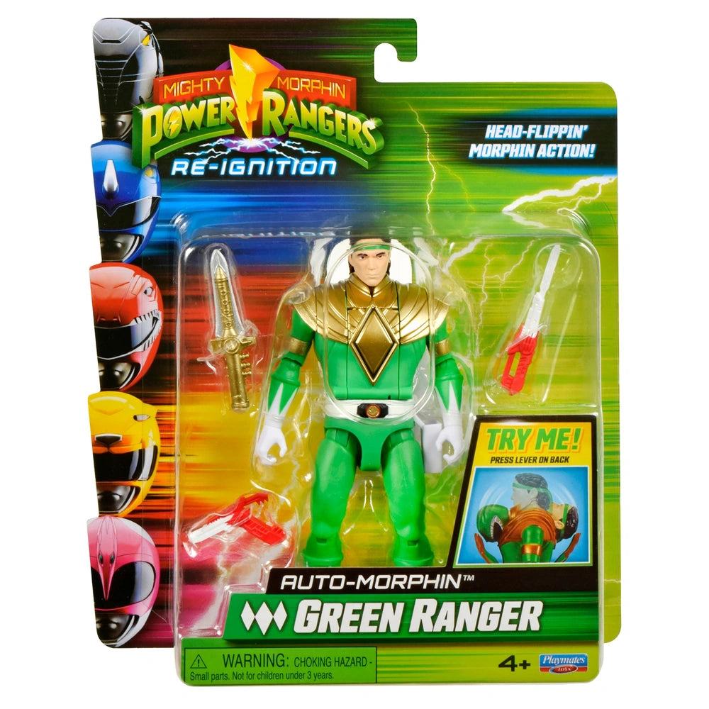 Mighty Morphin Power Rangers Re-Ignition Action Figure Green Ranger