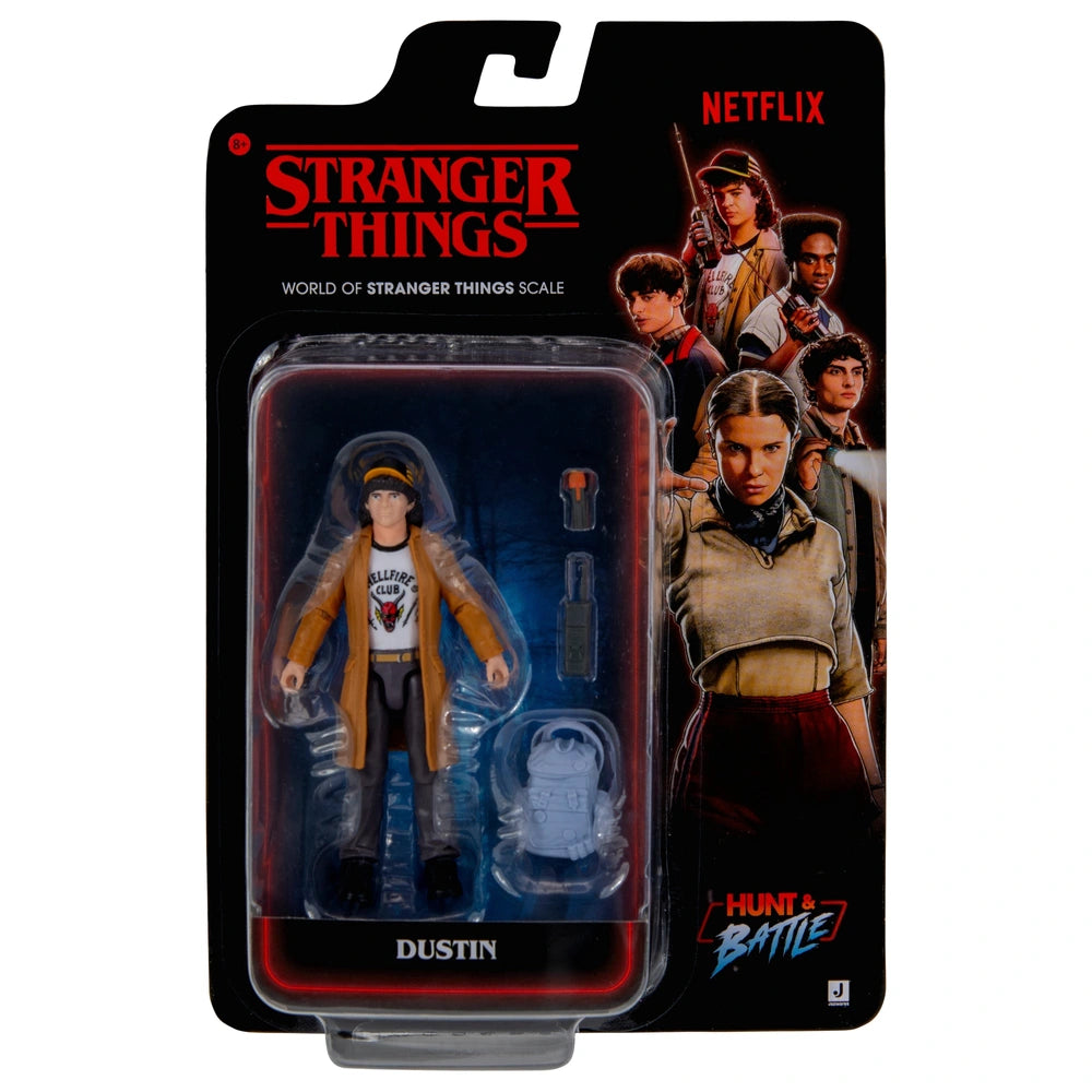 Netflix Stranger Things Action Figure Hunt & Battle Dustin 10Cm