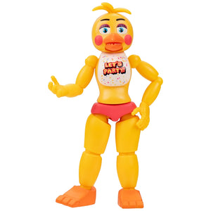 Five Nights At Freddy's Action Figure Chica With Glow In The Dark Eyes 12.5Cm