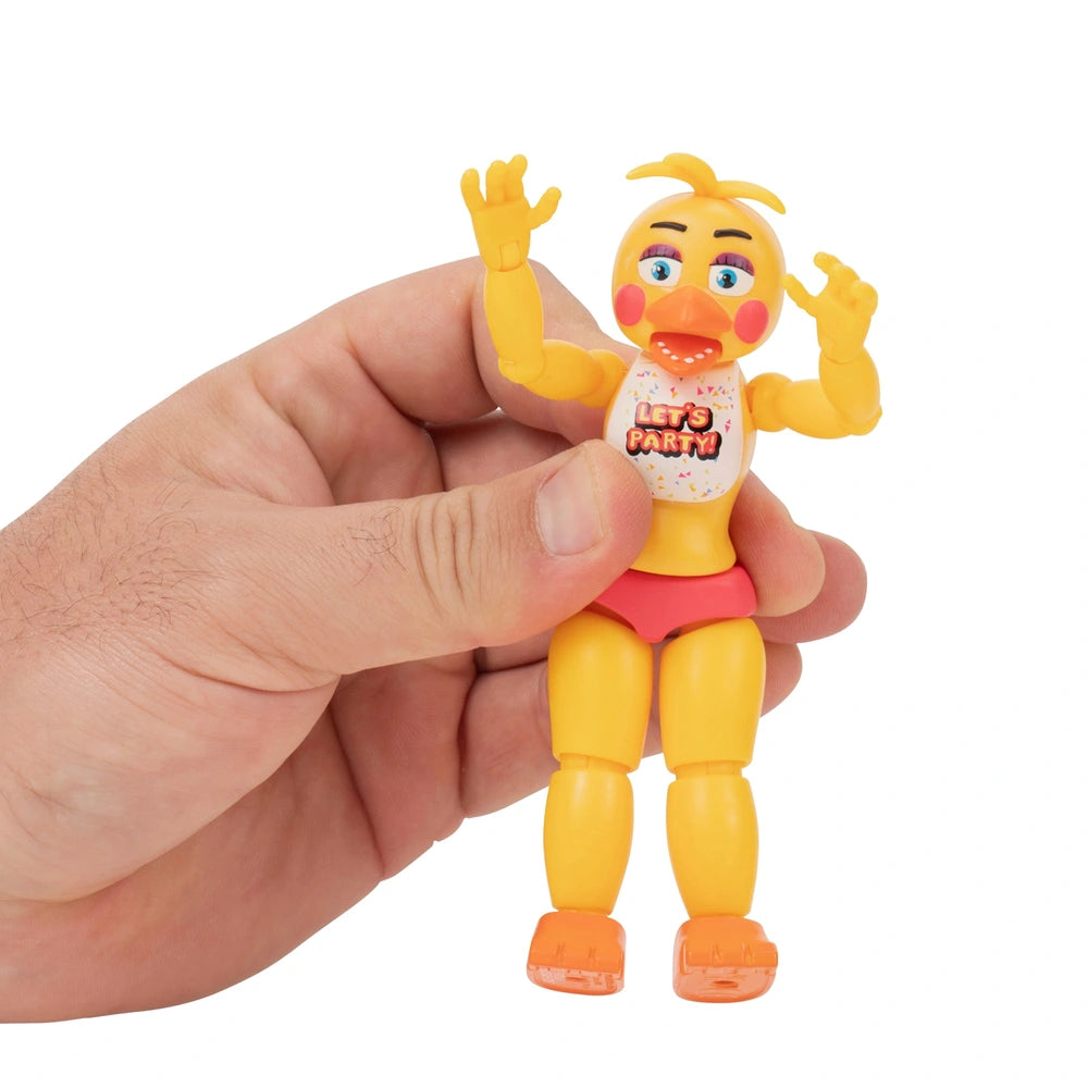 Five Nights At Freddy's Action Figure Chica With Glow In The Dark Eyes 12.5Cm