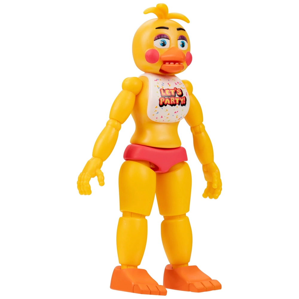 Five Nights At Freddy's Action Figure Chica With Glow In The Dark Eyes 12.5Cm