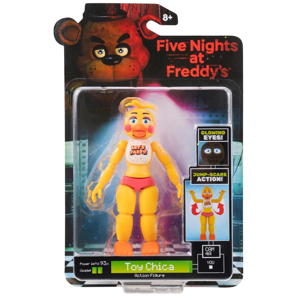 Five Nights At Freddy's Action Figure Chica With Glow In The Dark Eyes 12.5Cm