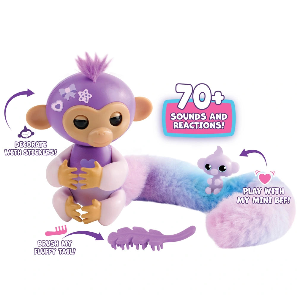 Fingerlings Snuggle Tails Monkey- Coco