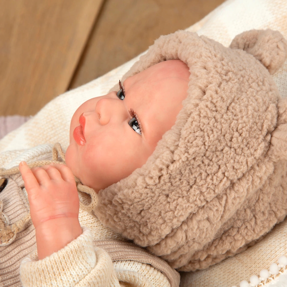 Arias Reborn Doll 40Cm Noah With Cushion