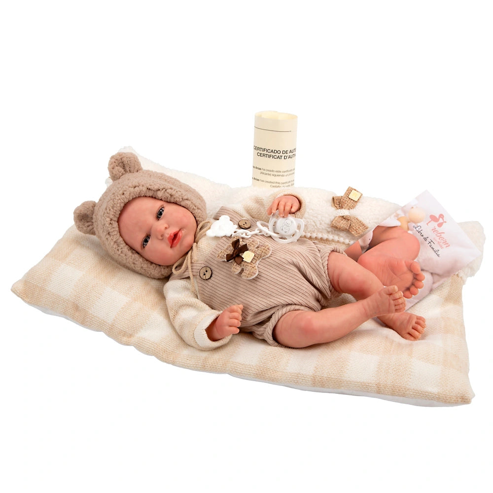 Arias Reborn Doll 40Cm With Cushion